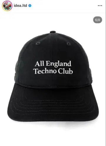 [ 완판템 ] IDEA 올 잉글랜드 테크노 클럽 캡