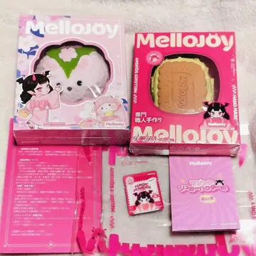 Mellojoy 토끼 벚꽃모찌 캐러멜 크림 쿠키 메로조이 벚꽃 한정판