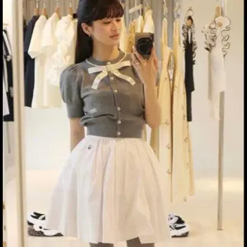 bibiy. 2026 여름 LILY RIBBON CARDIGAN