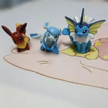 포켓몬 피규어 세트 이브이 글레이시아 샤미드