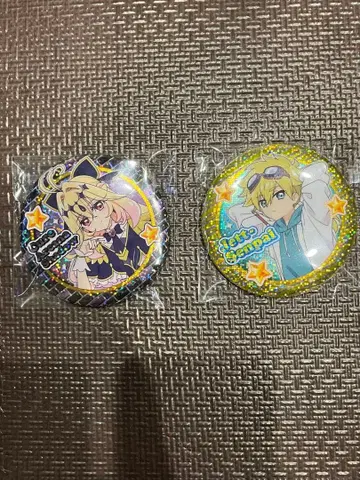 명탐정 프리큐어 아르카나 쉐도우 & 제트 선배 캔 배지