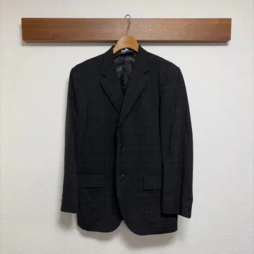 VAN JACKET [밴자켓] 그레이 글렌체크 단회전 자켓