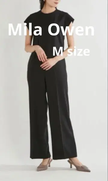 [ 새상품급 ] Mila Owen 프렌치 슬리브 크루넥 올인원 M