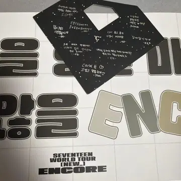 세븐틴 슬로건 메시지 카드 4/4