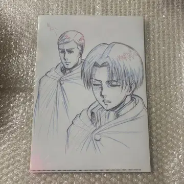 진격의 거인 wit studio 클리어 파일 리바이 엘빈