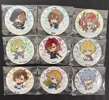 사일런트 위치 글리터 캔뱃지 미니 캐릭터 컴플리트 세트