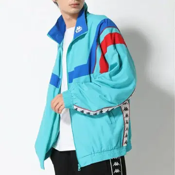 택 포함 Kappa 90's 리바이벌 바르셀로나 나일론 자켓 L