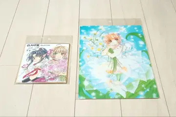 CLAMP전 아수라 사쿠라 책받침 미니 색지 2개 세트