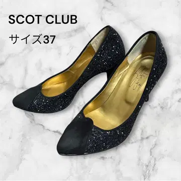 스팽글 하이힐 블랙 야마다야 스콧 클럽 일본제