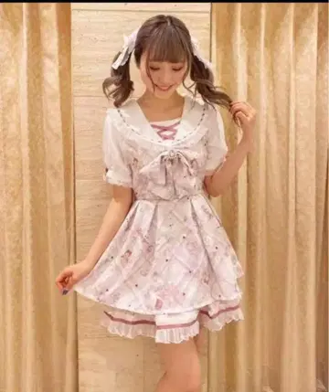 LIZLISA Sewing Bear 패턴 셋업