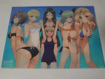 Tony 걸즈 앤 판처 니시즈미 마호 다즐링 머리띠 클리어 파일