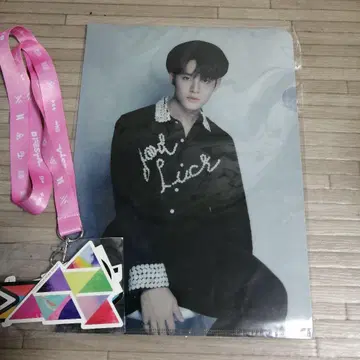 SEVENTEEN DFESTA 민규 클리어 파일, 스트랩, 스티커