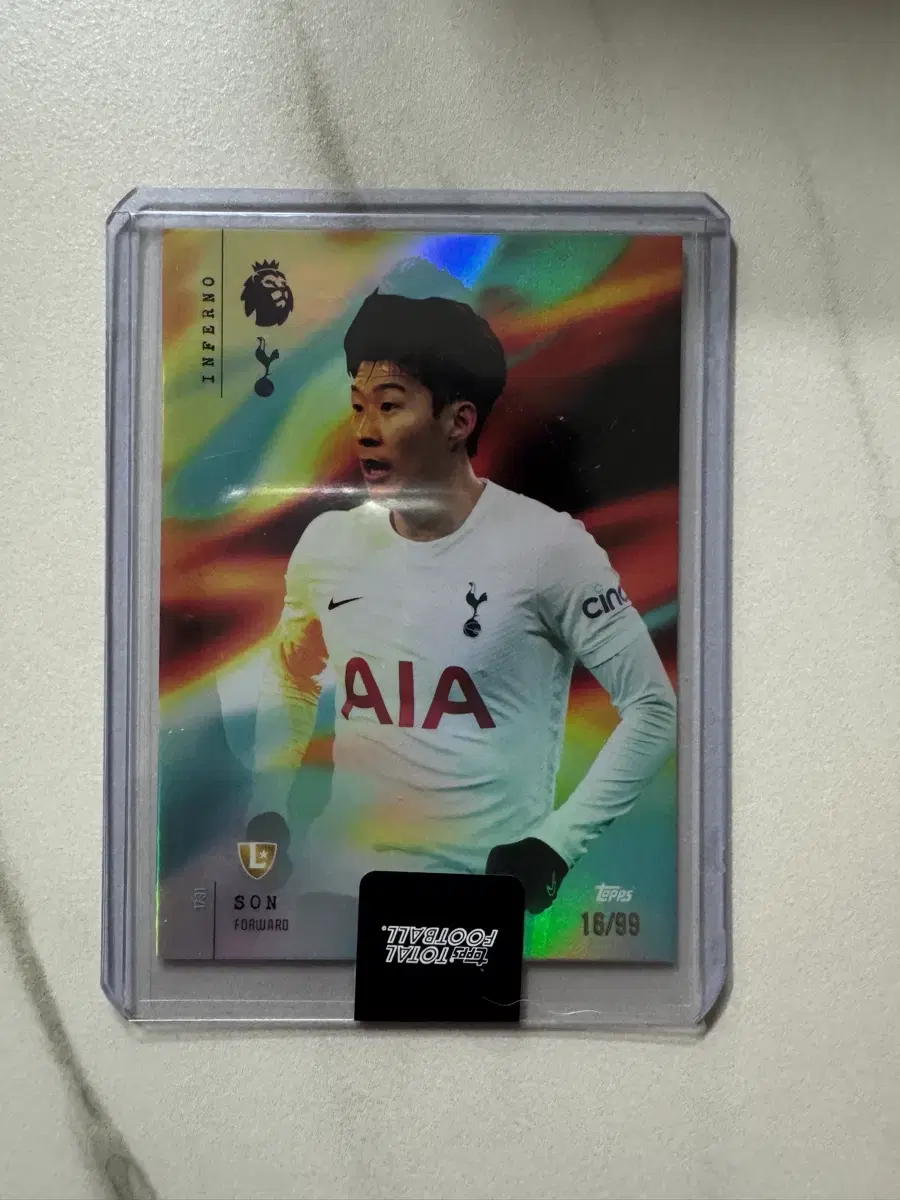TTF 토트넘 손흥민 선수 카드 16/99 Topps