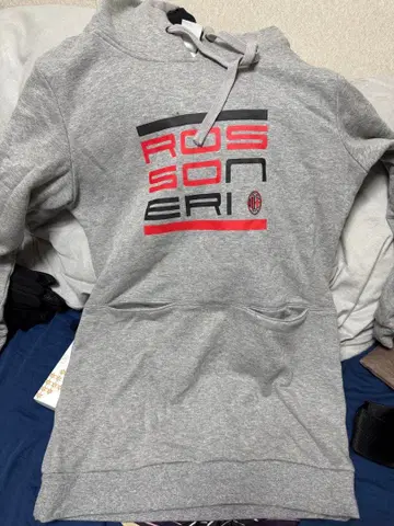 AC Milan 후드티 XL 그레이