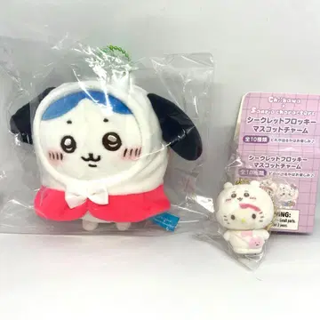 새상품 치이카와 하치와레 산리오 키티 콜라보 포차코 플로키