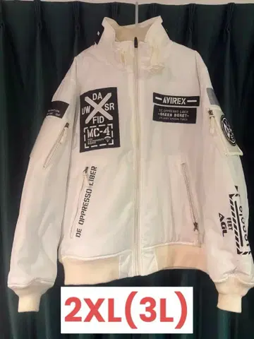 AVIREX MA-1 플라이트 자켓 화이트