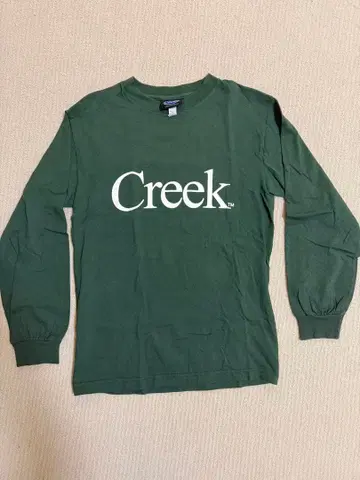 Creek 롱 슬리브 T셔츠 다크 그린