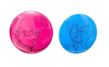 몹사이코100 샵 in 이케부쿠로 P'PARCO 빅 캔뱃지 2개 세트