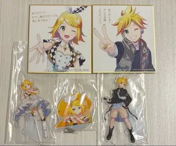 카가미네 린 카가미네 렌 아크릴 스탠드 아크릴 키링 색지 묶음 판매