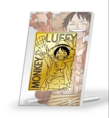 원피스 ONEPIECE 무기와라 스토어 한정판 프리미엄 메탈 플레이트