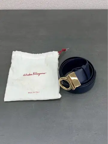 Salvatore Ferragamo 네이비 벨트