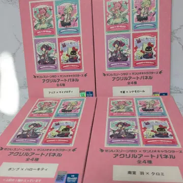 젠레스 존 제로 젠제로 산리오 아크릴 아트 패널 GIGO 전 4종