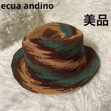 새상품급 ecua andino 파나마 햇 에콰도르제 핸드메이드