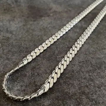 멕시칸 주얼리 실버 925 스네이크 체인 목걸이 빈티지