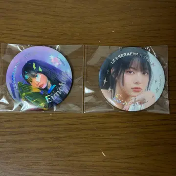 LE SSERAFIM x D'PARTMENT POPUP 운채 캔뱃지 2종