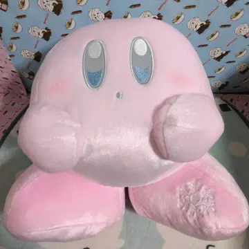 별의 커비 포근포근 눈꽃 BIG 봉제 인형