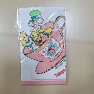 레어! 귀중! 레트로 디즈니랜드 앨리스 손수건 원단