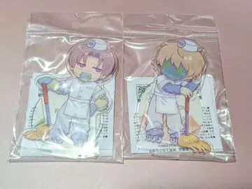 은하특급 밀키 서브웨이 아크릴 스탠드 청소ver. 카트&맥스