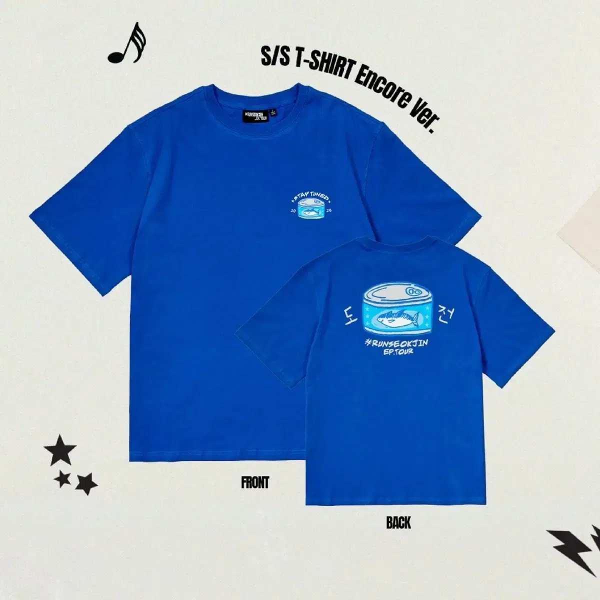Run Seokjin Concert Close-up T-shirt Jin Face Short-Sleeve T-shirt