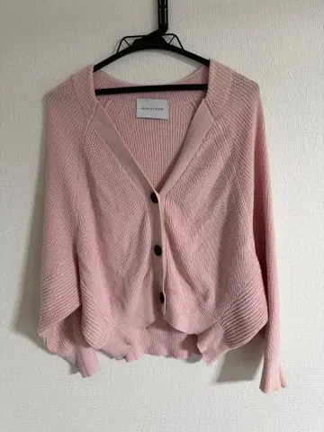 ADAM ET ROPE 코쿤 가디건 핑크