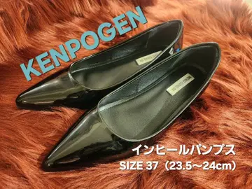 KENPOGEN 켄포겐 에나멜 인힐 펌프스 블랙 사이즈 37