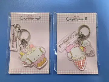 산리오 아베일 코기묜 3단 아크릴 참