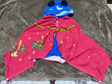 도쿄 디즈니 리조트 후드 부착 타월 미키마우스 판타지아