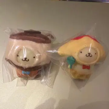 산리오 치비토모 오카즈 키링 폼폼푸딩