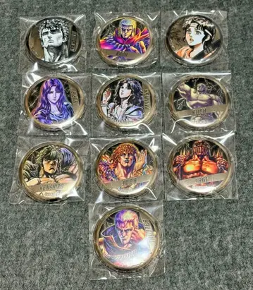 북두의 권 금 캔뱃지 10종 묶음 판매