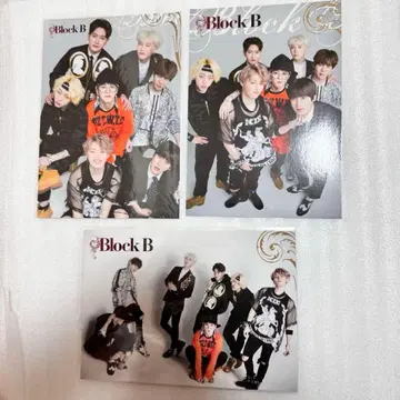 Block.B 공식 포스카 잡지 3장 세트 블락비