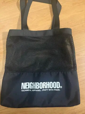 [ 가격 인하 불가 ] NEIGHBORHOOD 메쉬 토트백 블랙