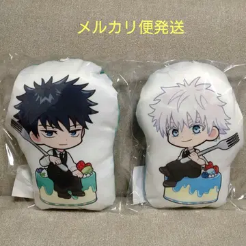 주술회전 스위츠 파라다이스 다이컷 미니 쿠션 고죠 사토루 후시구로 메구미