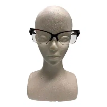 JINS 남성용 사각형 안경 나뭇결 프레임