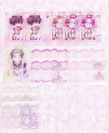 팬텀 버스터즈 산리오 클리어 카드 캔뱃지 시시쿠노 제간 타몬