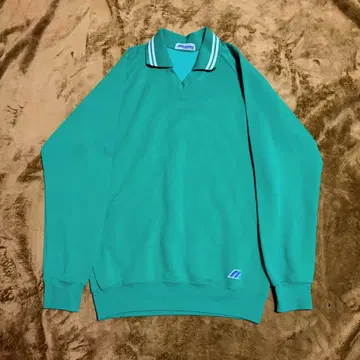 80s MIZUNO 미즈노 카라 부착 저지 풀오버 archive