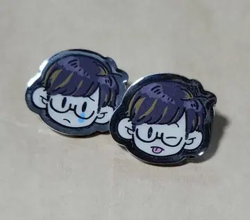 카와사키 타카야 핀즈 투어 굿즈 핀 배지 울먹이는 얼굴 혀 내밀기