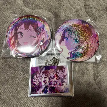 뱅드림 토야마 카스미 야마부키 사아야 캔뱃지 복권 LIVE 회장 한정판