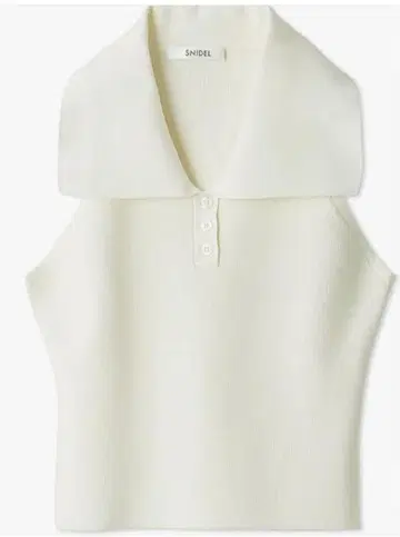 스나이델 Sustainable 카라 부착 니트 풀오버 (IVR)