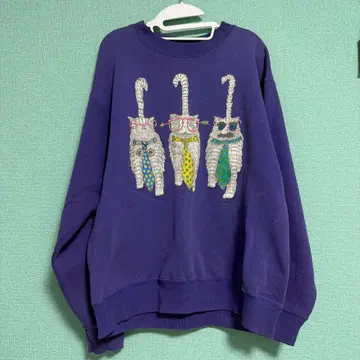 Hanes 캣 트레이닝복 아이묭 L 사이즈 고양이 구제 의류