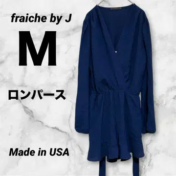 [새상품급] fraiche by J 네이비 올인원/미니 원피스풍 M